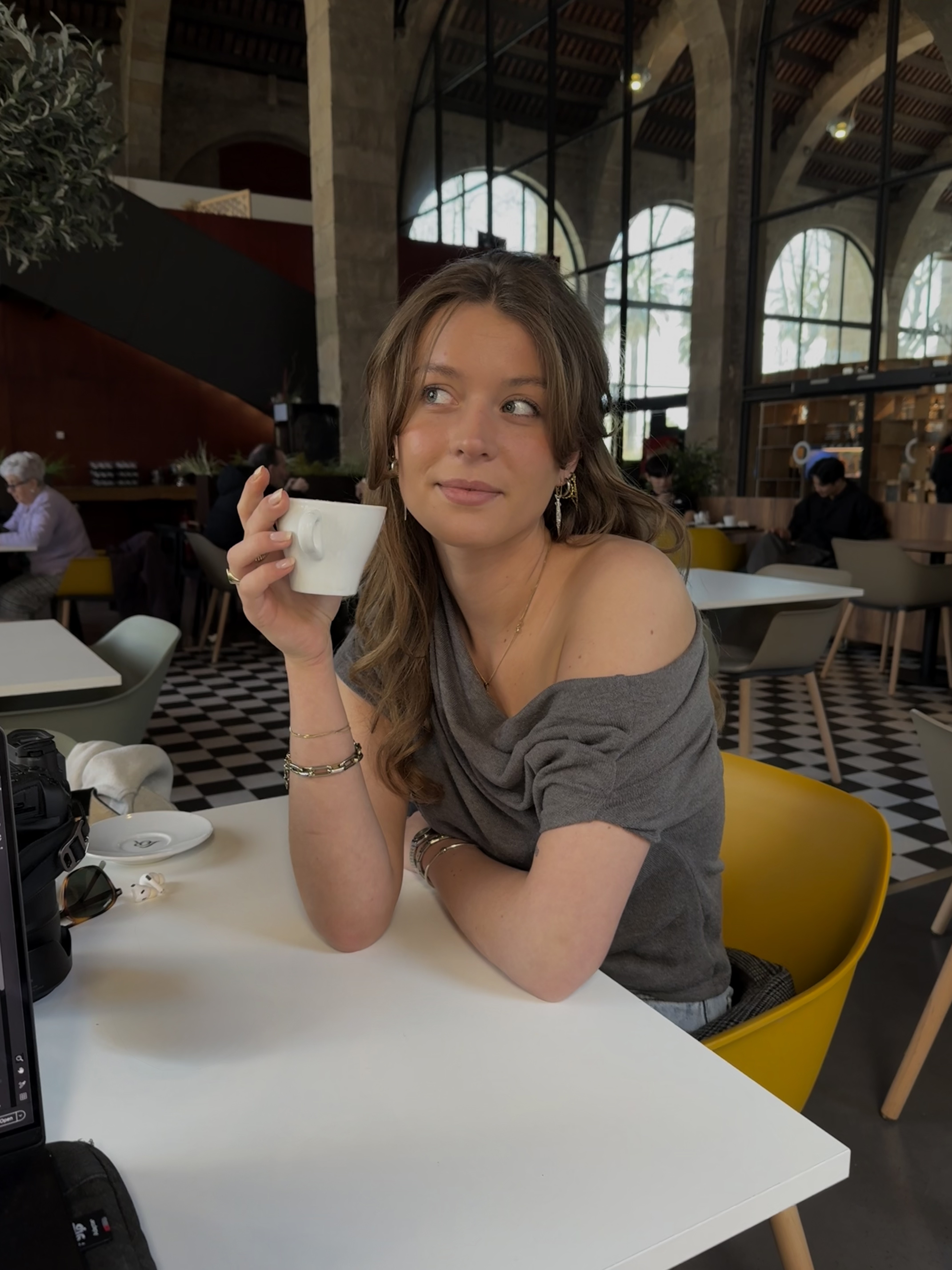 Charlotte Egmond behind the scenes